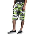 thumbnail image 3 of G-style USA Men's Belted Camo Cargo Shorts 9AP10 - LIME CAMO - 50, 3 of 6