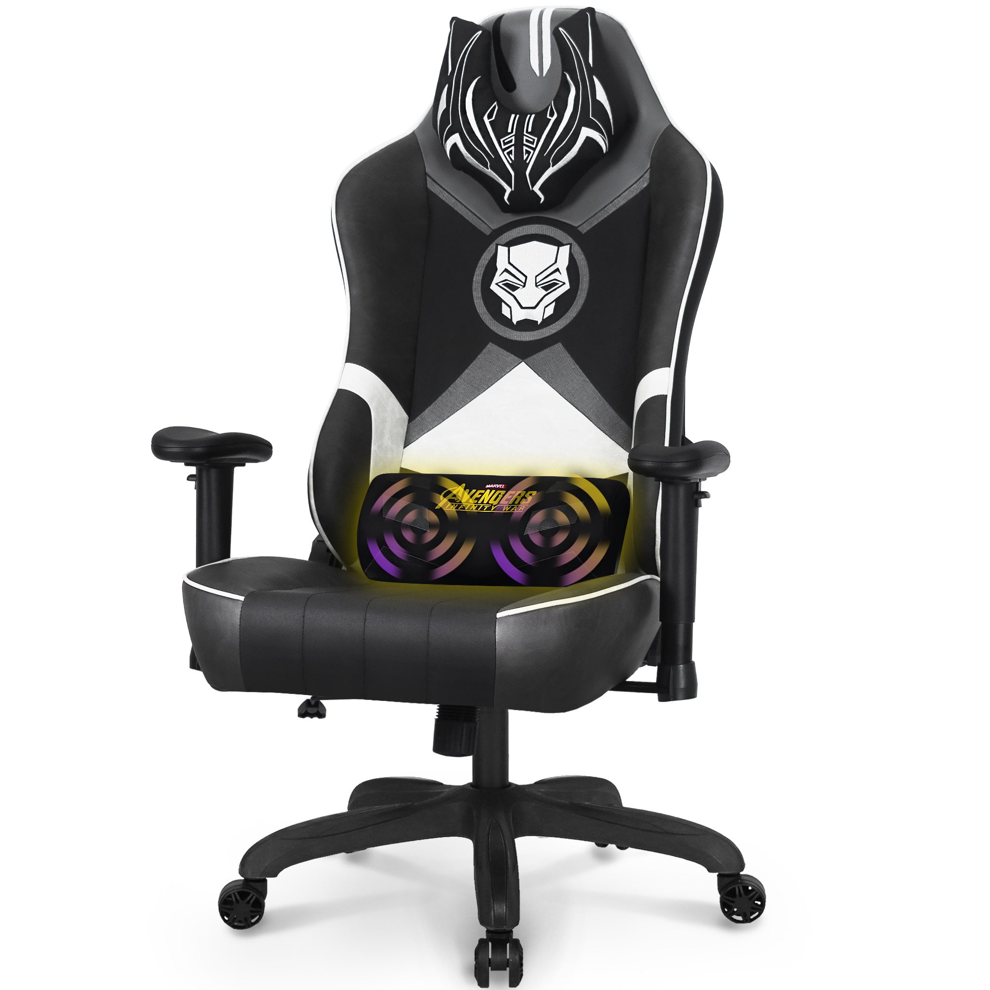 Neo Chair MARVEL Ultimate Series Ergonomic High-Back Leather Gaming Chair, Black Panther 