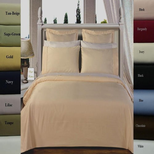 Combed Cotton 450 Thread Count Solid Duvet Covers Set