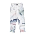 thumbnail image 4 of Kll Womens Sea Animals Print Pajama Pants Soft Pajama Bottoms For Women Cozy Lounge Pants, 4 of 9