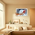 thumbnail image 5 of Christmas Wall Stickers with Visual Effect, Simulated 3D Santa Claus Wall Decals for Living Room Decoration, Gift Ideas for Home Decor and Holiday Festivities, 5 of 6