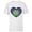 White, variant on Marvel Hulk Avengers Heart Love Romantic Valentine’s Day - Short Sleeve T-Shirt for Kids - Customized-White