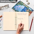 thumbnail image 4 of FORMRS 1-Subject Spiral Notebook 8" x 5" College Ruled 60 Refillable Sheet A5 Hard Cover, 2 Pack, Sea Window, 4 of 7
