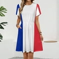 thumbnail image 2 of French Flags (France) Sundress Short Sleeve Dress Summer Women Clothes Dress for Women Dresses, 2 of 7