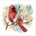 thumbnail image 2 of Great Art Now The Cardinal by Melissa Wang 2 Piece Canvas Art Set Each 14W x 14H, 2 of 3