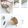 thumbnail image 4 of facefd Solid Color Cosmetic Bag Makeup Case Waterproof Pouch Travel Fashion Large Capacity Handbag Multifunctional for S/Blue, 4 of 9