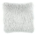thumbnail image 2 of Safavieh Shag Modish Metallic Solid Plush Pillow, 2 of 5