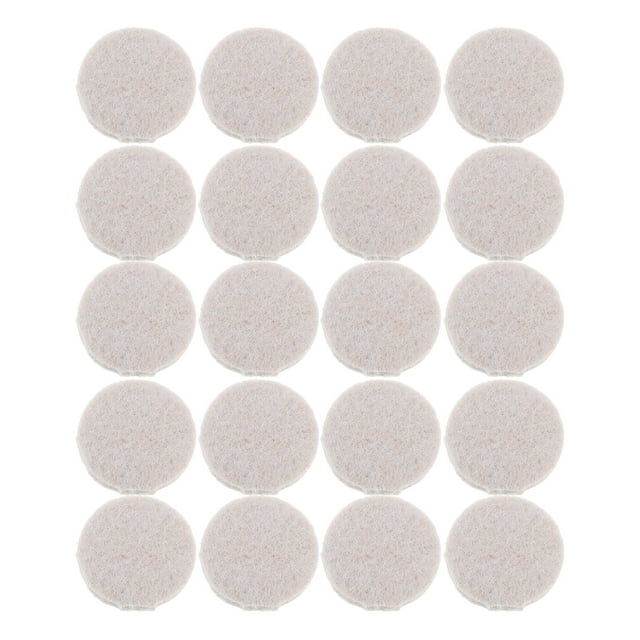 24Pcs Non-Slip Furniture Pads for Hardwood Floors Self-Adhesive Felt Chair Leg Protectors Round Felt Pads for Table Feet Anti-Scratch Floor Protectors Chair Leg Pads Light Grey