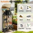 thumbnail image 4 of Garden Tool Organizer, Yard Tool Tower Rack for Garage Organization Corner Storage for Garden, Shed, Garage Storage, 4 of 6