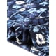 thumbnail image 5 of Blusas de mujer de talla grande Agnes Orinda con estampado floral, camiseta de manga larga con escote en V y volantes, 4X azul marino, 5 of 6