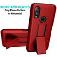 thumbnail image 3 of Nakedcellphone Kickstand Series Compatible with Verizon Kyocera DuraSport 5G UW (C6930) Case, Slim Hard Phone Protector Cover View Stand, 3 of 6