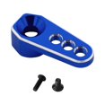 thumbnail image 4 of Servo bocinas de Metal de aluminio M3 25T, piezas de mejora de brazo de dirección de Metal de roscas 1:18 M3 para modificación de coche RC de camiones Azul oscuro CUTICAT Servobrazo RC, 4 of 8