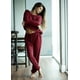 thumbnail image 3 of Conjunto Deportivo PRETTYGARDEN Burdeos de Dos Piezas para Mujer Talla S, 3 of 5