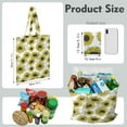 thumbnail image 2 of Sunflower Bloom Foldable Grocery Bag - Large Capacity & Durable Reusable Tote for Busy Moms, 2 of 6