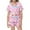 Pink, variant on Pajamas for Kids Kids Girls Easter Cartoon Bunny Floral Printed Short Sleeve Button Down Pajamas Shorts Set Sleepwear Outfits Baby Girl Pajamas Pink 8 Years-9 Years