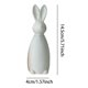 thumbnail image 5 of Figura de conejo de Pascua, adorno de mesa, suministros para fiestas, manualidades creativas para las fiestas. Blanco, 5 of 9