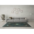thumbnail image 3 of Ahgly Company Indoor Rectangle Persian Light Blue Traditional Area Rugs, 6' x 9', 3 of 4