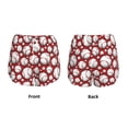 thumbnail image 5 of Lsque Cute Baseball Printed Women's Running Shorts with Liner Pockets,Elastic Quick Dry Workout Athletic Gym Yoga Shorts,Womens High Waist Shorts-X-Large, 5 of 9