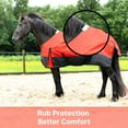 thumbnail image 4 of Resistance Horse Turnout Blanket 600D Waterproof, 200g Polyfill Winter, Multiple Sizes, 4 of 7