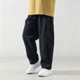 thumbnail image 6 of Lmnyox Cargo Pants for Boys Wide Leg Loose Lightweight Trousers Fall Solid Color Sports Pants with Pockets, 6 of 8
