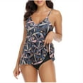 thumbnail image 2 of VBVC Two Piece Tankini Swimsuit for Women Halter Swimsuit Dress with Bottom Bathing Suits, 2 of 6