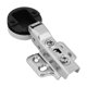 thumbnail image 5 of Paquete de 2 bisagras para puertas de vidrio para alacenas de cocina y vitrinas para vinos, solución de hardware de primera calidad (#02), 5 of 8