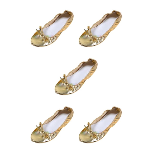 Pantuflas Qarigey Zapatillas de Ballet de Cuero Elegante Dividida Talla 39