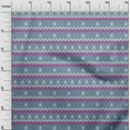 thumbnail image 2 of oneOone Cotton Poplin Fabric Chevron Ikat Print Sewing Fabric BTY 42 Inch Wide, 2 of 4