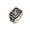 Silver, variant on Stainless Steel Anchor Ring for Men Vintage Nautical Punk Rock Band Personalized Trendy Gift Silver Size 10