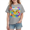 thumbnail image 2 of Mifsaly Toddler Kids First Day Of Preschool Shirts Girls Back To School Short Sleeve T-Shirts Graphic Casual Summer Cotton Crewneck Tops, 2 of 9