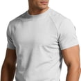 thumbnail image 6 of JOANKDMI Athletic Workout T-Shirts for Men Short Sleeve Quick Dry Moisture Wicking Gym Tops Lightweight Breathable Seamless Performance Shirts for Running Fitness, 6 of 7