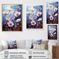 thumbnail image 4 of Designart "Cascading Blue Cornflowers I" Floral Floater Framed Wall Decor, 4 of 7