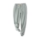 thumbnail image 1 of Pantalones Joggers de Lana Qarigey para Mujer Sherpa Elásticos y Elegantes Verde XL, 1 of 5
