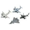 thumbnail image 3 of Jouet Avion à Rétrofriction 4 Pcs pour Enfants Garçons Modèle d'Avion Simulé Cadeau d'Anniversaire Décoration, 3 of 7