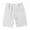 White, variant on LIIPEE Mens Casual Shorts Summer New Comfortable Solid Color Stretch Elastic Waist Shorts With Pockets Male Cozy Basketball Golf Gym Shorts,White,36