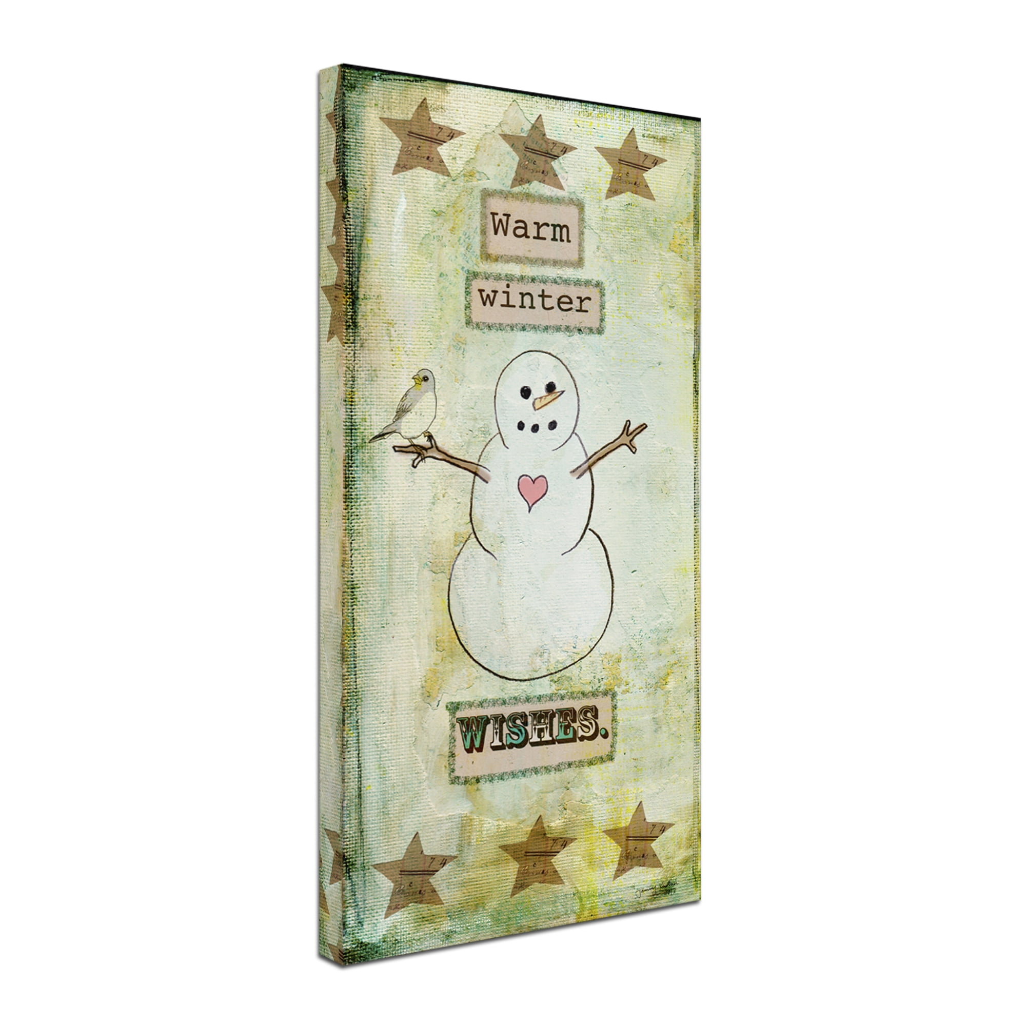 Trademark Fine Art 'Warm Winter Wishes' Canvas Art by Tammy Kushnir