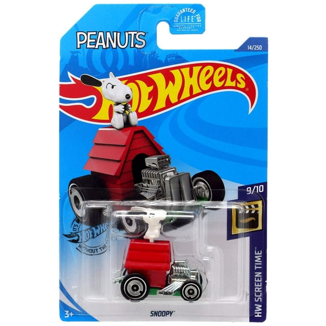 Auto de juguete Hot Wheels 2020 HW Screen Time Peanuts Snoopy