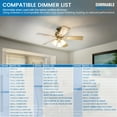 thumbnail image 6 of (3 pack) Great Value A15 LED Ceiling Fan Bulb, 6.5 Watts (60W Equivalent) Daylight Dimmable E12 Base (2 Pack), 6 of 11