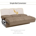 thumbnail image 6 of Qualitex De Leon Console SL RV Sofa Bed, 68" Wide, Ulitmate Leather, Light Sand, 6 of 9