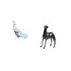 thumbnail image 5 of Estatua del pavo real,Estatua de pavo real,adorno de escritorio creativo y divertido,Estatua de perro de resina,Estatua de perro galgo de resina con forma de animal,Escultura coleccionable para, 5 of 8