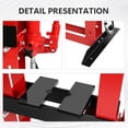 thumbnail image 5 of 12-Ton Hydraulic Shop Press with Press Plates, H-Frame Garage Floor Press with Press Gauge, Manual Hand Pump, Adjustable Working Table Height, 5 of 6