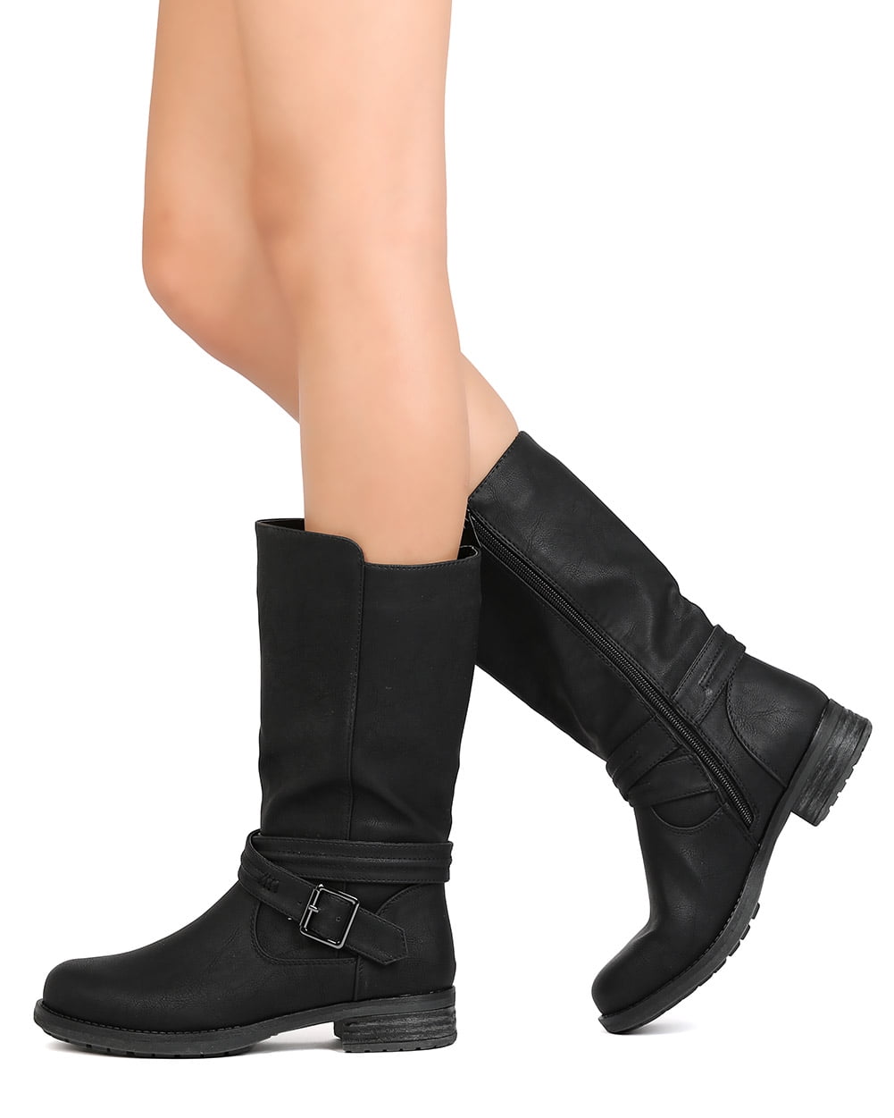 mid calf riding boot