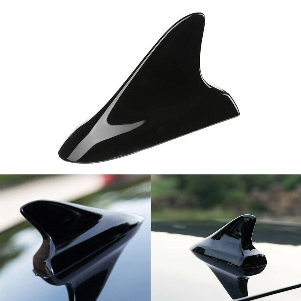 F Fityle Replacement Car Antenna Accessories Electric Power Auto Aerial Black 12V 