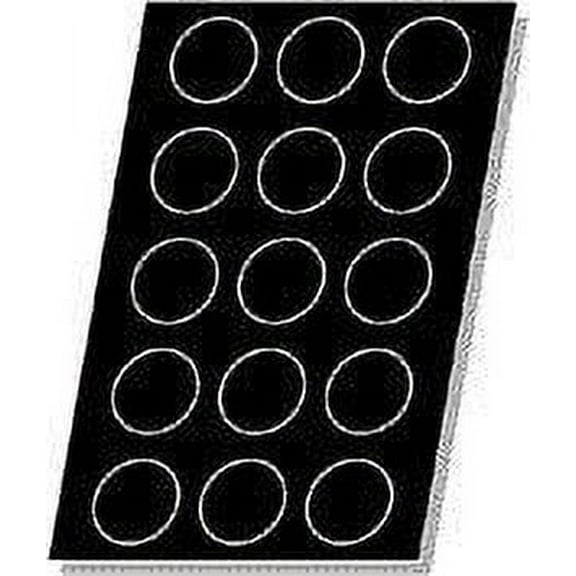 Flexipan Florentine 2.03 Oz, 91mm Dia x 8mm Deep 3-9/16" Dia x 5/16" Deep, 15 Cavities