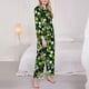 thumbnail image 3 of Balery Soccer1 Conjunto de Pijama con Estampado para Mujer, Conjunto de Dos Piezas con Manga Larga, Ropa de Dormir Suave con Bolsillos, Pijamas Cómodos-Medium, 3 of 7