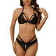 thumbnail image 1 of Gibobby Conjunto de lencería Sexy Conjunto de Liguero con Sujetador de Encaje, Lencería Elegante y Exquisita para Mujer para Noche de Bodas, Luna de Miel y Más(Negro, CH), 1 of 5