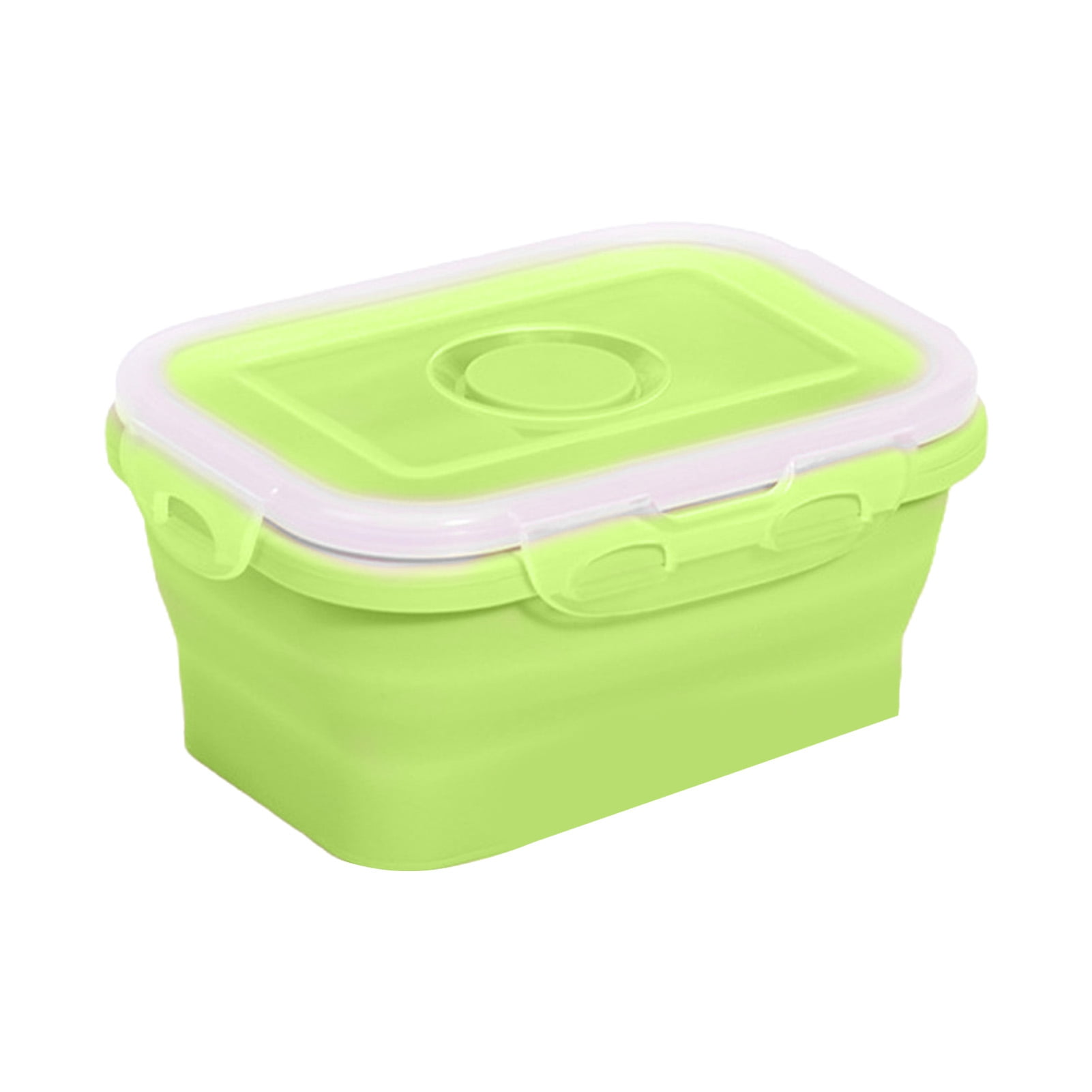 LeKY Folding Lunch Box Portable Lunch Box Compact Versatile 350ml/800ml