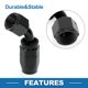 thumbnail image 4 of Adaptador de manguera reductor de flare para hombre Unique Bargains TF-1001-AN8 45° con conector de línea de combustible de aluminio y O-ring negro, 4 of 6