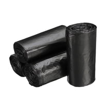Uxcell Small Trash Bags 0.5 Gallon Garbage Bags Black, 8 Rolls / 240 Counts