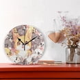 thumbnail image 2 of Cute Big Eyes Dog Round Wall Clock Silent Battery Operated Home Decor for Living Room Bedroom, 2 of 7
